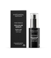 MÁDARA Organic Skincare | Time Miracle Cellular Serum – 30ml, Anti-ageing serum for face, With plant antioxidants, hyaluronic acid and birch sap, Made for mature skin, COSMOS Organic certified.