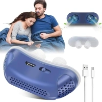 Anti Snoring Devices, Snoring Solution, Effective Snoring Prevention, Adjustable & Breathable, Snoring Solution for Men and Women, Suitable for All Nose Shapes. Blue - 06