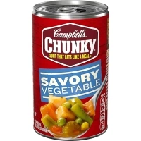 Campbell’s Chunky Soup, Savory Vegetable Soup, 18.8 Oz Can