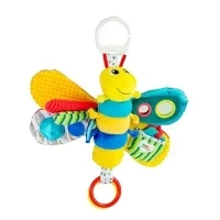 Lamaze Freddie the Firefly Clip On Car Seat and Stroller Toy - Soft Baby Hanging Toys - Baby Crinkle Toys with High Contrast Colors - Baby Travel Toys Ages 0 Months and Up