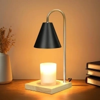 Candle Warmer Lamp with Timer, Wax Melt Warmer with Dimmer, Electric Candle Warmer with 3 Bulbs for Jar Candles, Present for Mom Mother