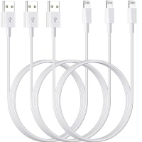 USB A to Lightning Cable 3ft 3Pack Apple MFi Certified Apple Lightning iPhone Charger Cable Fast Charging Cords for iPhones 14 13 12 11 Pro Max Xr Xs SE X 8 7 6 5 Plus