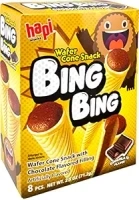 Hapi Bing Bing Ice Cream Scone Snack, Chocolate, 2.51 Ounce