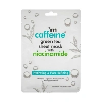 mCaffeine Green Tea Sheet Mask with Niacinamide