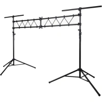 On-Stage Dual Light Stands with Truss