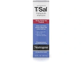 Neutrogena T/SAL Therapeutic Shampoo for Scalp Build-Up Control with Salicylic Acid, Scalp Treatment for Dandruff, Scalp Psoriasis & Seborrheic Dermatitis Relief, 4.5 fl. oz