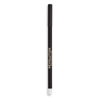 Makeup Revolution Eyeliner, Eyeliner Pencil, Highly Pigmented, Create Smokey Eye Looks, Vegan & Cruelty-Free, White, 1.3g