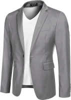 COOFANDY Mens Sport Coat Casual Blazer One Button Business Suit Jacket