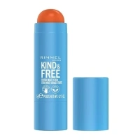 Rimmel London Kind & Free, 004 Tangerine Dream, Multi-Stick, For Cheeks and Lips, Hydrating, Buildable Color, Vegan Formula, Clean Formula, 0.18oz