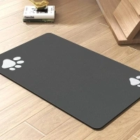 Pet Feeding Mat-Absorbent Dog Mat for Food and Water Bowl-No Stains Quick Dry Dog Water Dispenser Mat-Dog Accessories Pet Supplies-Dog Water Bowl for Messy Drinkers