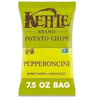 Kettle Brand Potato Chips Pepperoncini, 7.5 Oz