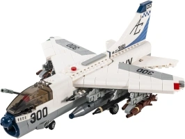 SEMKY Military A7 CorsairⅡ Attack Aircraft Air Force Building Block Set (683 Pieces) -Building and Military Toys Gifts for Military Fans and Kid