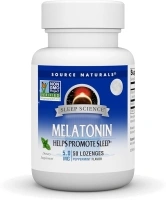 Source Naturals Melatonin 5 mg - 50 Peppermint Flavored Lozenges