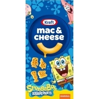 Kraft Mac & Cheese Macaroni and Cheese Dinner SpongeBob SquarePants (5.5 oz Box)