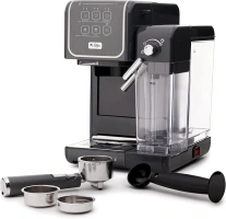 Mr. Coffee One-Touch CoffeeHouse+ Espresso, Cappuccino, and Latte Maker Home Coffee Machine with 19-Bar Italian Pump, and Milk Frother Ideal for Latte, Espresso, and Coffee Lovers