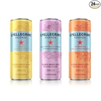 S.Pellegrino Essenza Variety Pack - Lemon, Dark Morello Cherry, Wild Strawberry,11.15 Fl. Oz (Pack of 24)