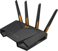 ASUS TUF Gaming WiFi 6 Router (TUF-AX4200) - Dedicated Gaming Port, Dual 2.5G Port, 3 Steps Port Forwarding, Extendable Router with AiMesh Technology, AiProtection Pro, VPN, Instant Guard