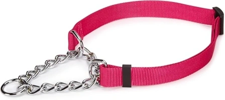 Guardian Gear Adjustable Martingale Choke-Style Dog Collar Pink 13-18 Inch