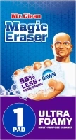 Mr. Clean Magic Eraser Ultra Foamy Multi Purpose Cleaner, Foaming Magic Eraser Sponge Multi Surface Cleaner, 1ct