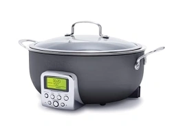 GreenPan Elite Essential Smart Electric 6QT Skillet Pot