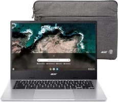 Acer Chromebook 514 Laptop | 14" FHD Touch | MediaTek Kompanio 828 Octa-Core Processor | 8GB RAM | 64GB eMMC | Wi-Fi 6 | Backlit KB | Chrome OS | Up to 15 Hours Battery Life | CB514-2HT-K0FZ, Silver