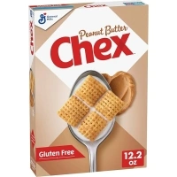 Peanut Butter Chex Cereal, Gluten Free Breakfast Cereal, Made with Whole Grain, 12.2 oz