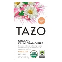 TAZO Calm Chamomile Herbal Tea Bags, Caffeine-Free Blend, 16 Total Tea Bags