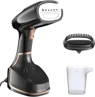 1400W Handheld Garment Steamer, Portable Steamer for Clothes with Quick Heat-up, Automatic Shut-Off, 260ml Water Tank and Fabric Brush Attached, Fabric Wrinkles Remover for Home Use