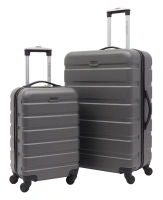 Harper Collection 2 Piece Rolling Hardside Luggage Set