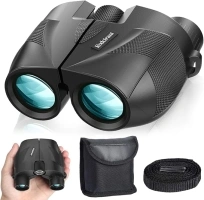 20x25 Compact Binoculars for Adults High Powered and Kids,Waterproof Binoculars for Hunters with Low Light Vision,Easy Focus Bird Watching for Adults Outdoor Hunting Travel