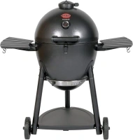 Char-Griller® AKORN® Kamado Charcoal Grill and Smoker with Cast Iron Grates, Warming Rack and Locking Lid with 445 Cooking Square Inches in Graphite, Model E16620