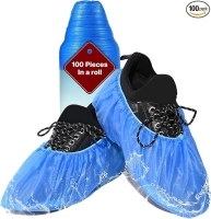 Roll CPE Shoe Covers Disposable - Booties for Shoes Covers,Disposable Shoe Covers for Indoors,Water and dust proof Shoe Cover,Shoe Covers for Houseworking,Visiting and Decorating