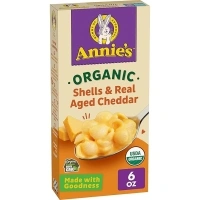 Annie’s Shells Real Aged Cheddar Organic Mac and Cheese Dinner with Organic Pasta, 6 OZ