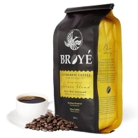 Broyé Medium Roast Whole Bean Coffee, Vietnamese Coffee Beans, Vietnamese Coffee Blend of Arabica and Robusta, High Caffeine Content for Better Focus and Energy, Strong and Fresh (10.5 oz bag)