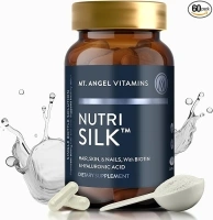 Mt. Angel Vitamins: NutriSilk Capsules. Promotes Healthy Hair & Skin, Boost Collagen, B Vitamins, 60 Capsules