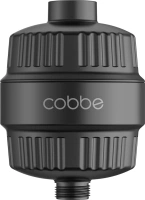 Cobbe HD HEAVY DUTY High Output Shower Filter – 99% REMOVAL Shower Head Filter for Hard Water, Heavy Metals, Chlorine and Harmful Substance, Improve your skin and hair - Black