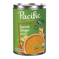 Pacific Foods Organic Carrot Ginger Bisque, Plant Based, 16.3 oz Can