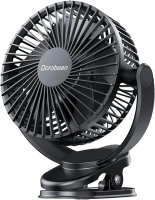 Dorobeen Clip Fan, 6 Inch Mini Quiet Desk Fan, 5000mAh USB Rechargeable Battery Operated Clip on Fan, USB Desk Fan, Portable Personal Small Fan For Desk,Office,Golf Cart