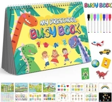 Toddler Melissa and Doug Toys, Busy Book Montessori Learning Toys for Toddlers 1-3, Kids Toys Coloring Book Preschool Learning Activities Sensory Toys Games for Ages 2-4 Boy and Girl Baby Toys