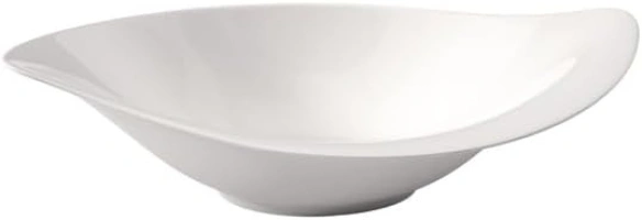 Villeroy & Boch New Cottage Special Serve Salad Bowl, 14 x 9.5 in, White