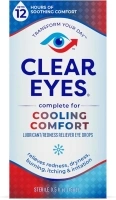 Clear Eyes Cooling Comfort Relief Eye Drops, 0.5 Fl Oz