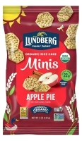 Lundberg Organic Apple Pie Rice Cake Minis, Gluten-Free, Whole Grain, USDA Certified, Non-GMO Project Verified, 5 Oz