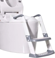 CHILDHOOD Toilet Potty Training Seat with Step Stool Ladder, Comfortable Cushion and Anti-Slip Pads Ladder, Foldable Potty Training Toilet Seat for Kids Boys Girls Toddlers