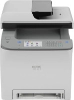 RICOH C125 MF Color Laser All-in-One Printer | 26ppm | Multifunction Copy Scan Fax | Secure Wireless | Touchscreen | Easy Change Toner | WiFi, AirPrint, Mopria, Ethernet, USB | Duplex Printing