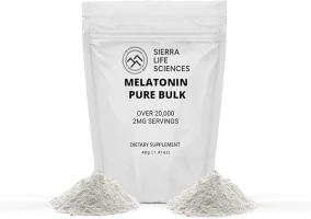 Melatonin | Natural Sleep Aid Bulk Powder | Custom Dose 2mg - 5mg Replace Capsules (40g - 20,000 Doses)