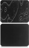 Mouse Mat 2 Pack（270 x 210 x 3 MM,Mouse Pad Soft Smooth Surface and Anti-Slip Rubber Base Waterproof Soft Cloth MousePads for Home Office Work, 270 x 210 x 3 MM,Black