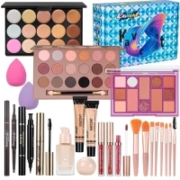 Makeup Kit for Women Full Kit Makeup Kits for Teens Teenager Makeup Gift Set for Teens Women Eyeshadow Palette Foundation Concealer Makeup Sets