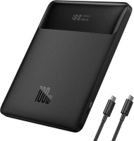 Baseus Laptop Power Bank, 100W Blade USB C Portable Laptop Charger, Super Fast Charging 20000mAh Slim Battery Pack for Laptop, MacBook Air, Dell, IPad, HP, iPhone, Samsung Galaxy, Switch, ROG Ally