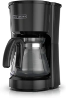 BLACK+DECKER CM0700B 4-in-1 5-Cup Coffee Station Coffeemaker, Light Black