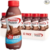 Premier Protein Shake, Chocolate, 30g Protein 1g Sugar 24 Vitamins Minerals Nutrients to Support Immune Health, 11.5 fl oz (Pack of 12)